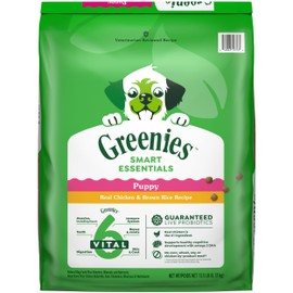 Greenies Smart Essentials Puppy High Protein Dry Dog Food Real Chicken & Brown Rice Recipe, 13.5 lb. Bag