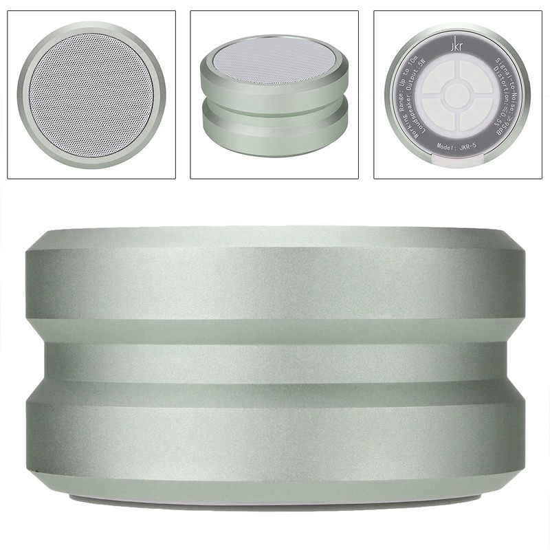 JKR-5 Bluetooth 4.2 IPX7 Waterproof Round Wireless Speaker FM Radio