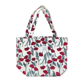 WisePoint Large Shopping Bag, Cotton Shopping Bags, Shoulder Bag, Handbags for Women, Beach Shopping Bag for College, Shopping, Work, Travel, black/white