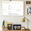 ARCOBIS Monthly Calendar Whiteboard, 36" x 24" Magnetic Dry Erase