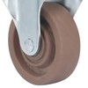 Nylon Caster 4in Fixed Plate Caster Wheel Heat Resistant for