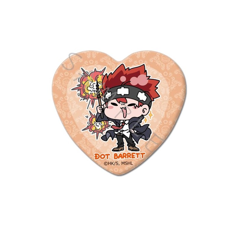 TV Anime Mashle MD Dot Bullet Heart Shaped Can Badge