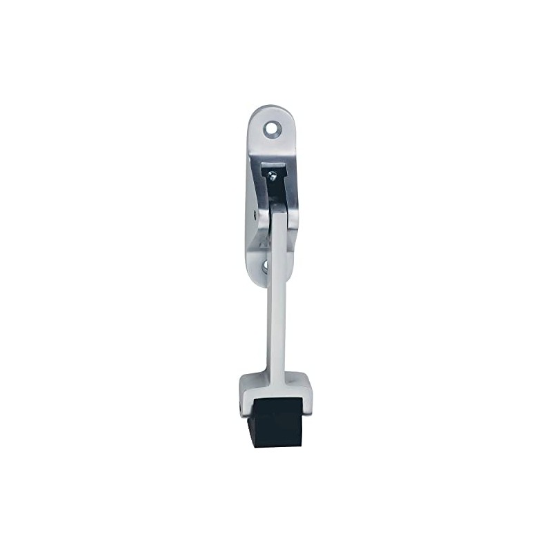 KWS 106002 Silver Folding Locking Lever Door Lock with Black