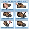 Snow Crampons for Ice Shoe Clamps Crampons Shoe Spikes Shoe