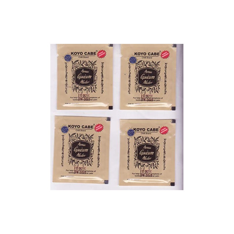 (4) - Koyo Cabe Chilli Brand Porous Capsicum Plaster, 4
