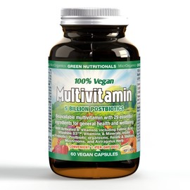 Green Nutritionals 100% Vegan Multivitamin Cap X 60