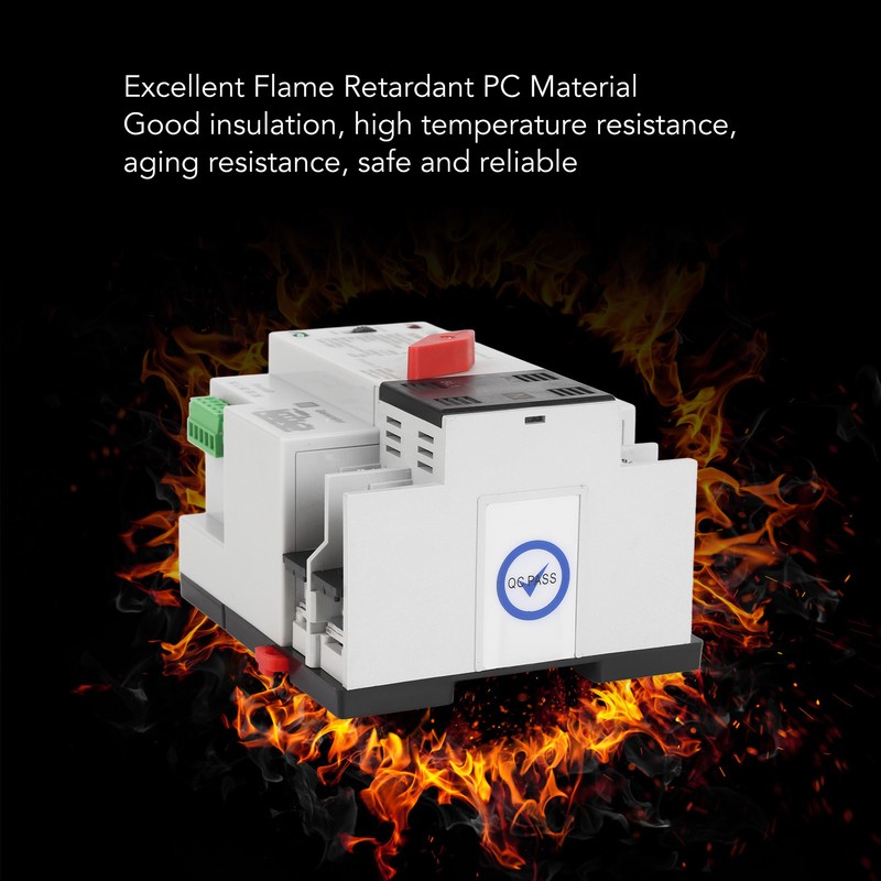 Dual Power Automatic Switch 2P 8KV 2 Modes Power Transfer