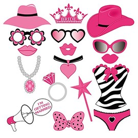 Pack of 56 Photo Props, Photo Box Accessories, Party Photo Booth Props Decoration for Single Party, Wedding, Table Decoration Birthday, Carnival, New Year's Eve Decoration, Party Decoration