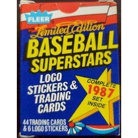 Fleer 1987 LE Baseball Superstars Trading Card Factory Set