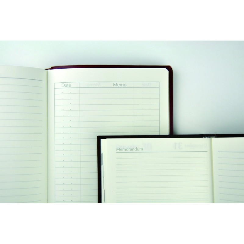 Life D1534 Diary, 3 Year Consecutive B6, Dark Brown