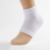 Heel Care Gel Foot Pads for Cracked Heels (2 Sets, White) Moisturizing Socks