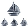 LB-LAIBA Boat Cabinet Knobs, Zinc Alloy Knobs for Cupboard Wardrobe