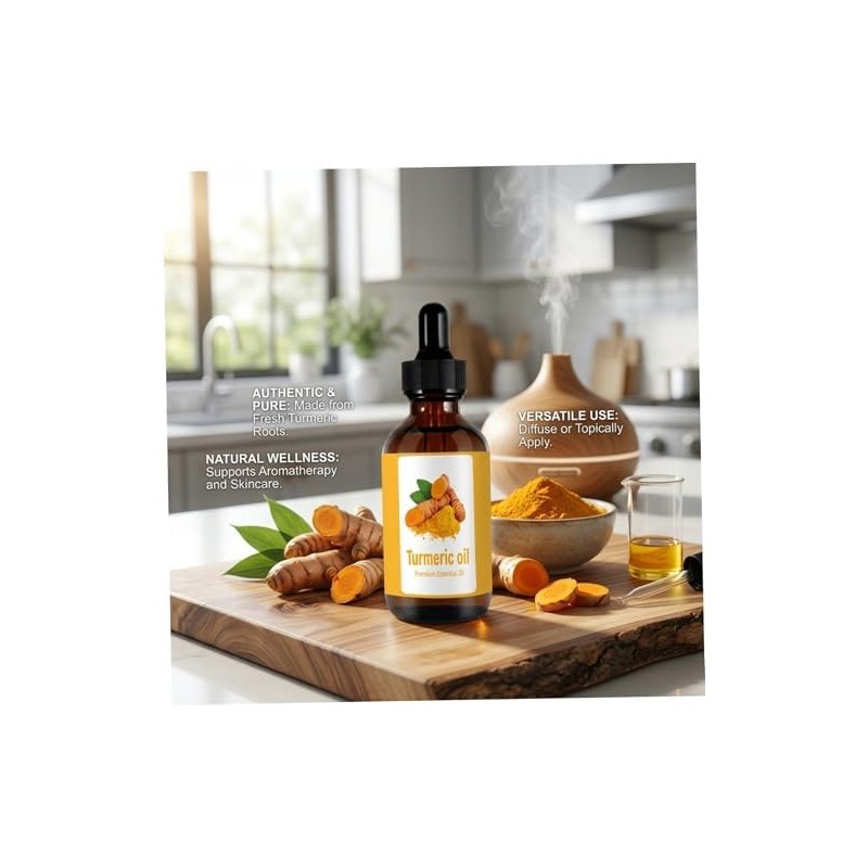 Aceite de cúrcuma para el rostro Aceite esencial de cúrcuma