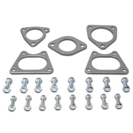 DNA Motoring GKTSET-HA03-V6 Aluminum Exhaust Manifold Header Gasket Set Replacement