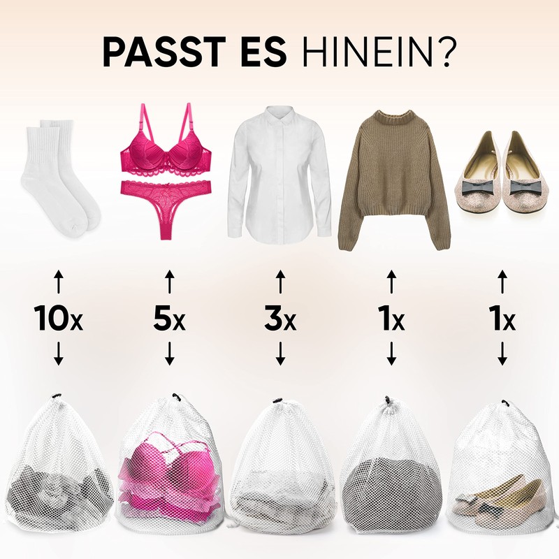 Bodenständig Laundry Bag for Washing Machine [The Original] Set of