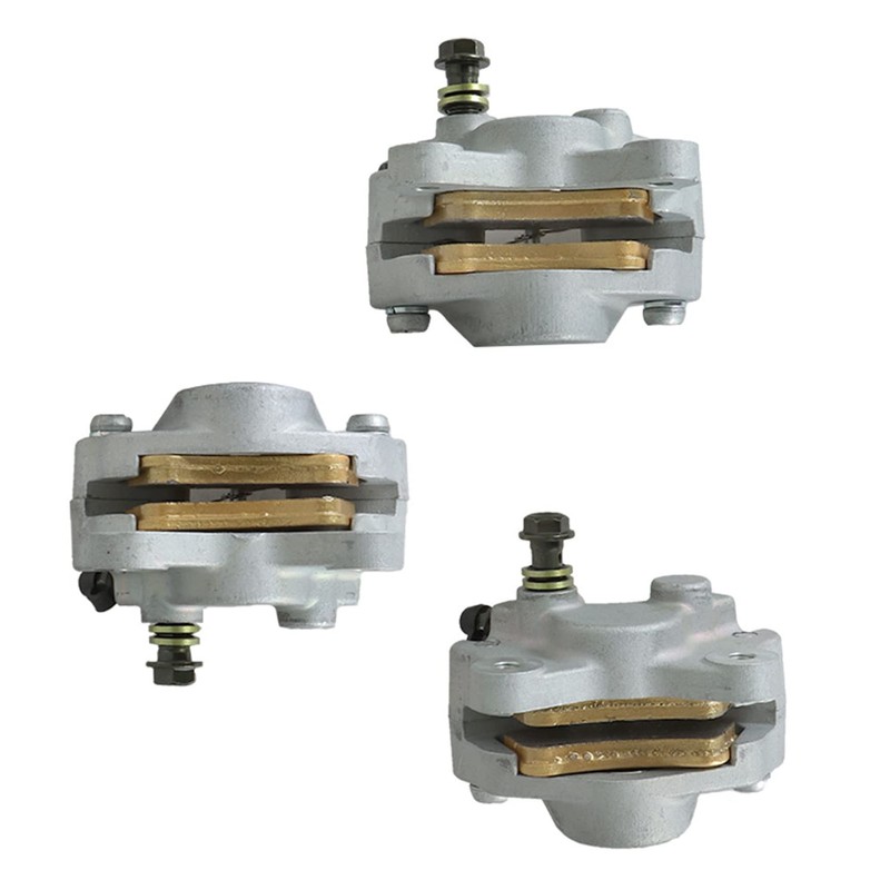 Silscvtt Front Rear Brake Calipers with Pads Replacement for ArcticCat