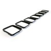 7PC of Gloss Black Front Grill Rings Inserts Compatible with
