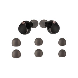 Replacement Ear Tips Compatible with Sony WF-1000XM5 Earbuds,UYRUREL Lightweight Earplugs, Soft and Comfortable Noise Cancelling Earplugs,Gray(6 Pack).