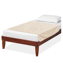 Waterproof Sheets for Nursing Parts, Set of 2, Waterproof Bedwetting Sheets for Adults, Rubber Sheets, Nursing Supplies, 100% Cotton, Half Body Type, 39.4 x 55.1 inches (100 x 140 cm), Waterproof Sheet, Single, Breathable, Quick Drying, Easy Care, Washab