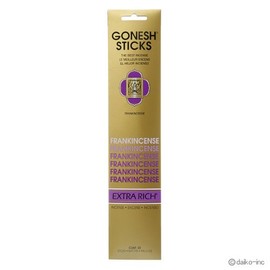 Gonesh Extra Rich Frankincense Incense Incense Sticks 20 Sticks Set of 6