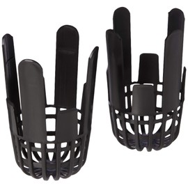 merriway merriway BH03114 (2-Piece) Gutter Balloon Outlet Guard, Black To Fit 68 mm Pipe - Pack of 2