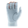 Victus MOG Adult Batting Gloves, White/Orange, AL