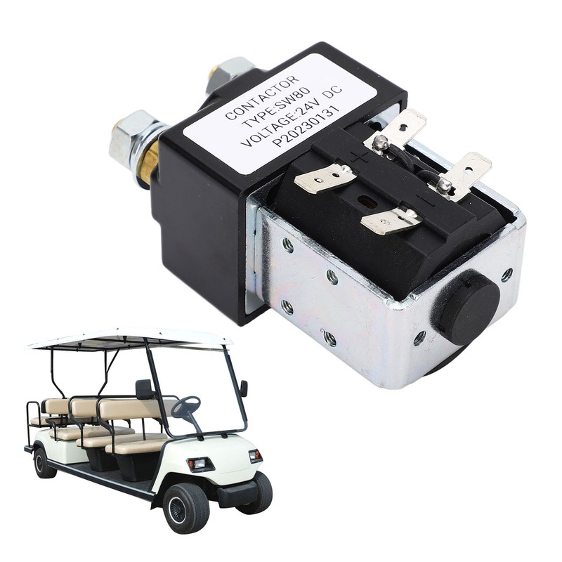 24V Contactor Relay Metal Alloy 100A High Performance Replacement for