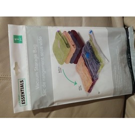 ESSENTIALS Lot Of 4 NEW ESSENTIALS Large VACUUM STORAGE BAG SPACE SAVER 17.5 in x 27.5 in