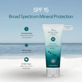 Absolutely Natural Sunscreen - SPF 15 with Rose Hips Oil
