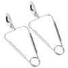 DOITOOL 2 x Stainless Steel Snail Tongs