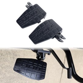Wider Motorcycle Foot Pegs Front Driver Foot Pegs Enlarged Foot Pegs Pedals Running Boards for Honda Rebel 1100 CMX 1100 CMX1100/DCT 2021 2022 2023 2024 2025 (Black)