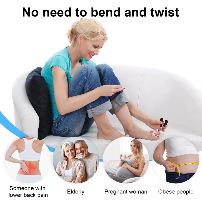 Professional Toenail Clipper for Thick Nail Angled Head Large Mouth