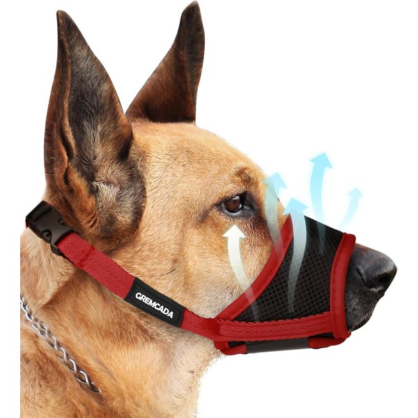 Dog Muzzle for Small Medium Large Dogs - Soft Nylon