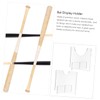 Totority 2pcs Acrylic Baseball Bat Display Holder Horizontal Desktop Rack