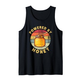 Powered By Honey Funny Beekeeper Natural Energy Boost Tank Top