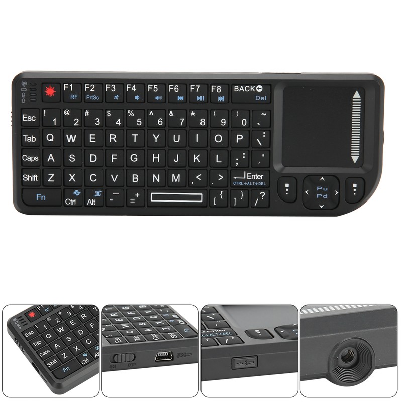 Wireless Mini Keyboard K808 Neutral Founctional 2.4G Mouth Touchpad Floating