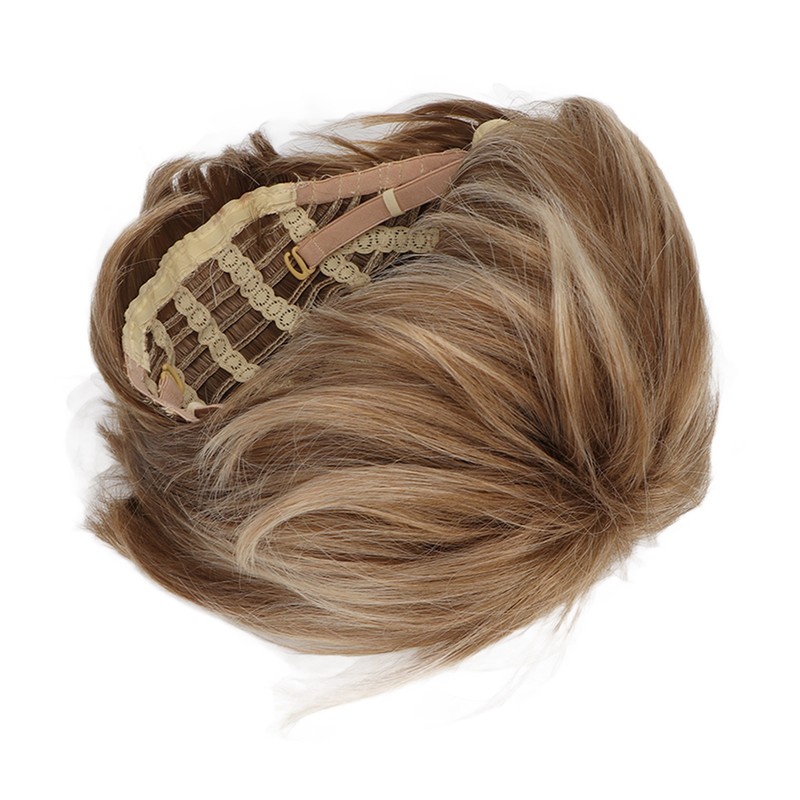 Hair Blonde Human Hair Wigs Pixie Cut Wigs Synthetic Golden