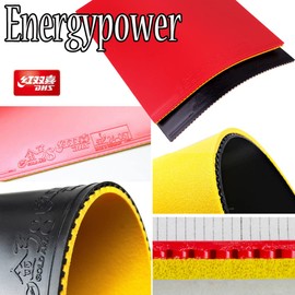 EnergyPower Red Soki DHS Table Tennis Rubber Gold Bow 8 (Gold ARC), Made in Germany, Made in Germany, Made in Germany, Spin-type High Tension Rubber, 47.5 / 50 Degree, Medium Thick, Soft Rubber