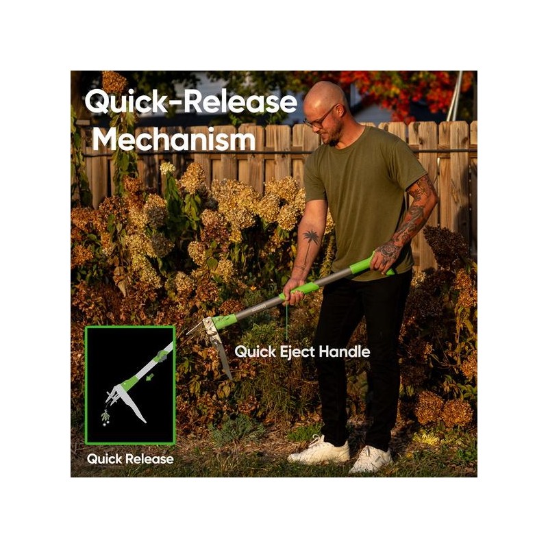 Grootpow Weeder Puller Tool, Stand Up Dandelion Weeder with 40"