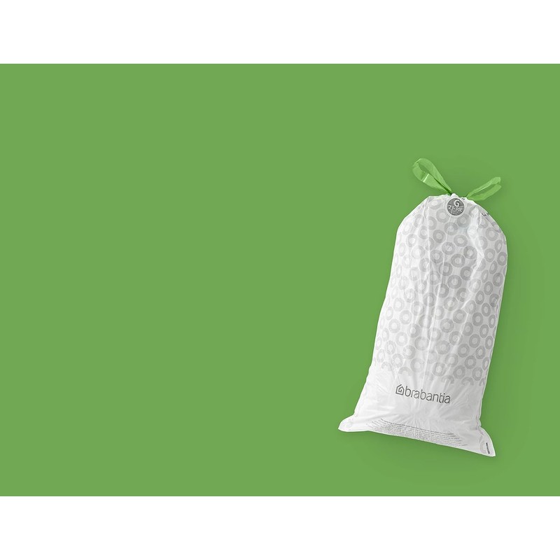 Brabantia PerfectFit G 30 Liter Bin Liners, 20 Count Bags,