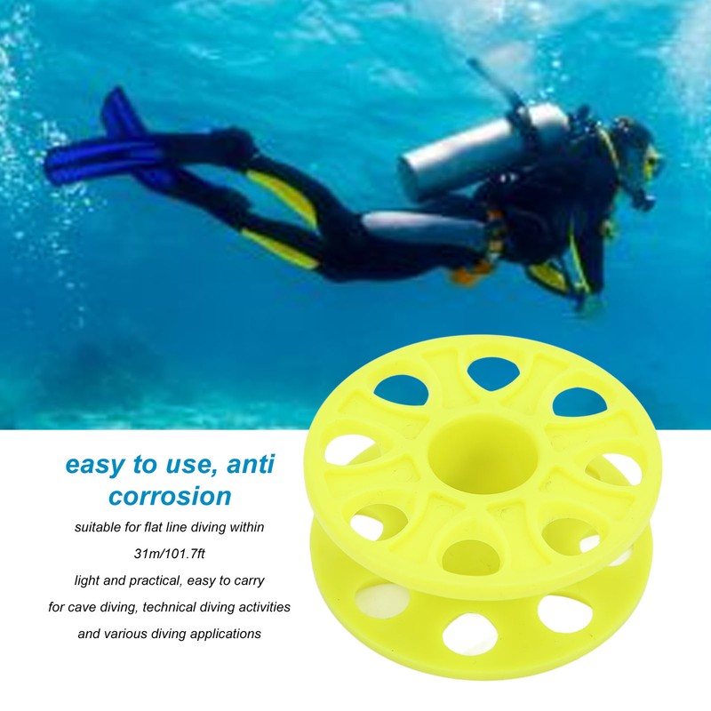 Finger Reel Compact Diving Finger Spool for Cave Diving and