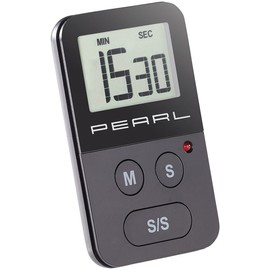 PEARL Kitchen Timer: Digital Kitchen Timer with Stopwatch, Acoustic and Optical Alarm (Kitchen Stopwatch, Digital Timer, Digital)