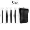 zoerbufan Tweezers Set, 4 Pack Tweezers Made of Stainless Steel,