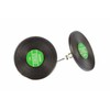 Miniblings LP VINYL DJ Record Music Stud Earrings Green Plug