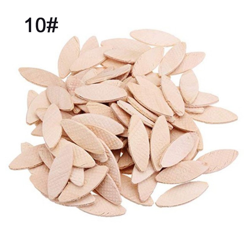 100Pcs Joiner Biscuits Sturdy Beech Tighter Bonding High Stability Wood
