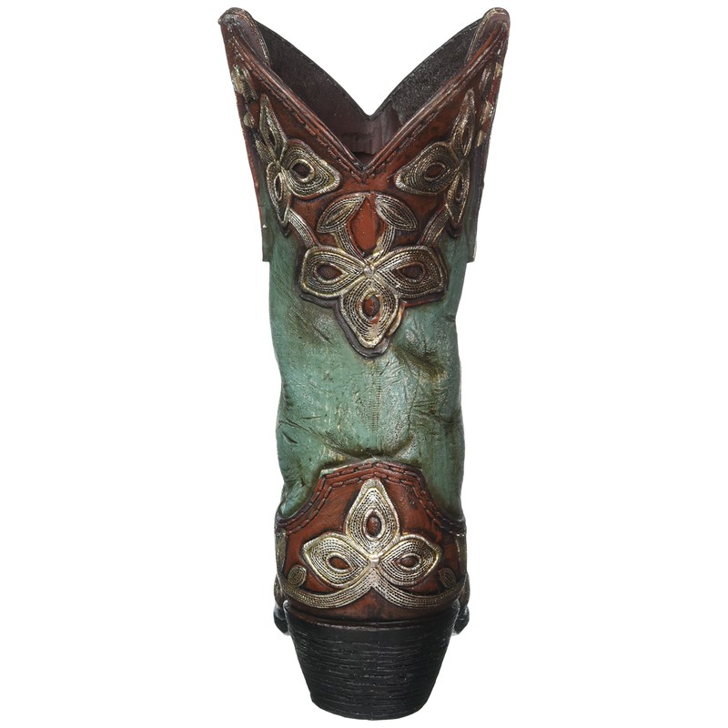 Turquoise Cowgirl Boot Vase