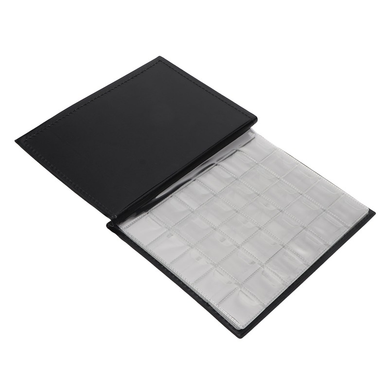 Coin Collecting Holder Album 250 Pockets Transparent PVC Thick Waterproof