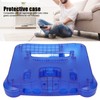 Protective Shell for N64 Retro Video Game Console, Translucent Blue