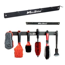 Maxshine Maxshine Universal Detailing Brush Hanger - 6 Organizer Hooks, Lightweight Wall-Mounted Design for Auto Detailing Supplies, Ideal for Garage & Mobile Use, Easy to Install Car Care Organizer