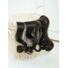 DAISO Attached Hair Piece 5 Pin Brown
